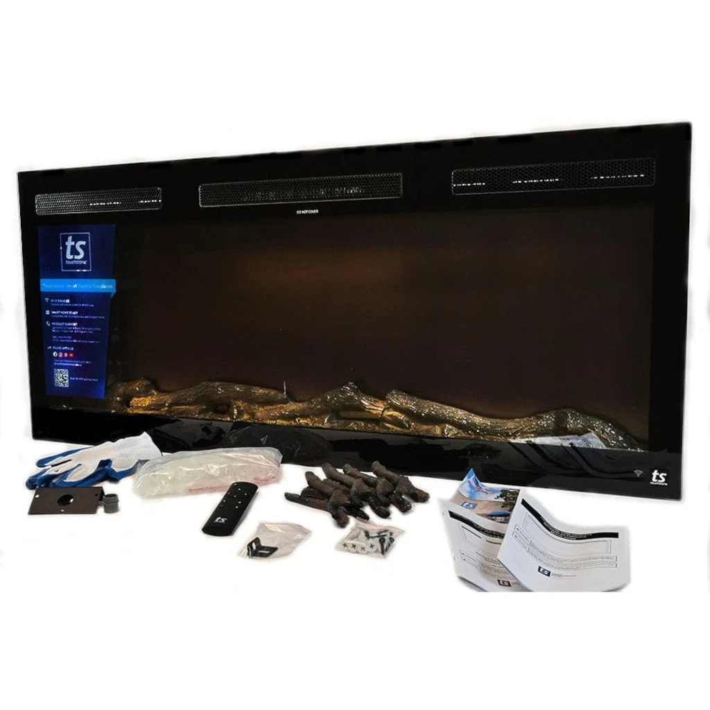 Touchstone Sideline Fury 57" Recessed Smart Electric Fireplace | 80055 13 Touchstone Sideline Fury 57" Recessed Smart Electric Fireplace | 80055 - Image 11