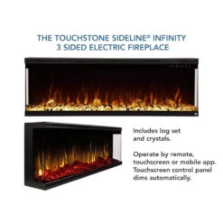 Touchstone Sideline Infinity 60" 3-Sided WiFi Enabled Smart Recessed Electric Fireplace | 80046 - (Alexa/Google Compatible) 30 Touchstone Sideline Infinity 60" 3-Sided WiFi Enabled Smart Recessed Electric Fireplace | 80046 - (Alexa/Google Compatible) -Electric Fire Place Store touchstone sideline infinity 60 inch 3 sided recessed smart electric fireplace 80046 14