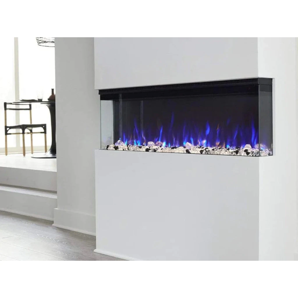 Touchstone Sideline Infinity 60" 3-Sided WiFi Enabled Smart Recessed Electric Fireplace | 80046 - (Alexa/Google Compatible) 7 Touchstone Sideline Infinity 60" 3-Sided WiFi Enabled Smart Recessed Electric Fireplace | 80046 - (Alexa/Google Compatible) - Image 5