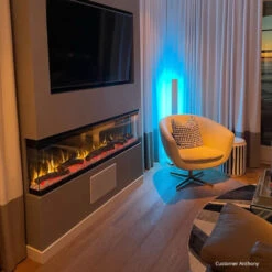 Touchstone Sideline Infinity 60" 3-Sided WiFi Enabled Smart Recessed Electric Fireplace | 80046 - (Alexa/Google Compatible) 23 Touchstone Sideline Infinity 60" 3-Sided WiFi Enabled Smart Recessed Electric Fireplace | 80046 - (Alexa/Google Compatible) -Electric Fire Place Store touchstone sideline infinity 60 inch 3 sided recessed smart electric fireplace 80046 7