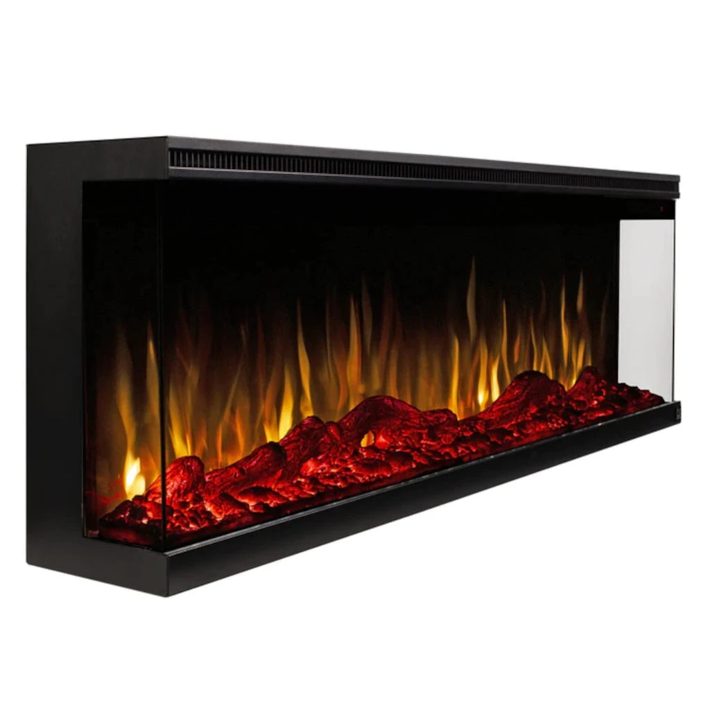 Touchstone Sideline Infinity 60" 3-Sided WiFi Enabled Smart Recessed Electric Fireplace | 80046 - (Alexa/Google Compatible) 3 Touchstone Sideline Infinity 60" 3-Sided WiFi Enabled Smart Recessed Electric Fireplace | 80046 - (Alexa/Google Compatible)