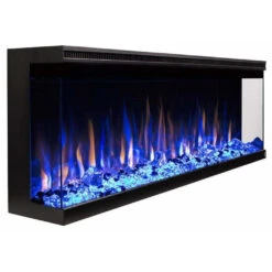 Touchstone Sideline Infinity 72" 3-Sided WiFi Enabled Smart Recessed Electric Fireplace | 80051 - (Alexa/Google Compatible) -Electric Fire Place Store touchstone sideline infinity 72 3 sided wifi enabled smart recessed electric fireplace 80051 alexa google compatible 3