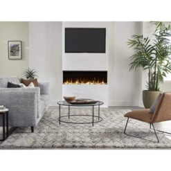 Touchstone Sideline Infinity 72" 3-Sided WiFi Enabled Smart Recessed Electric Fireplace | 80051 - (Alexa/Google Compatible) -Electric Fire Place Store touchstone sideline infinity 72 3 sided wifi enabled smart recessed electric fireplace 80051 alexa google compatible 4